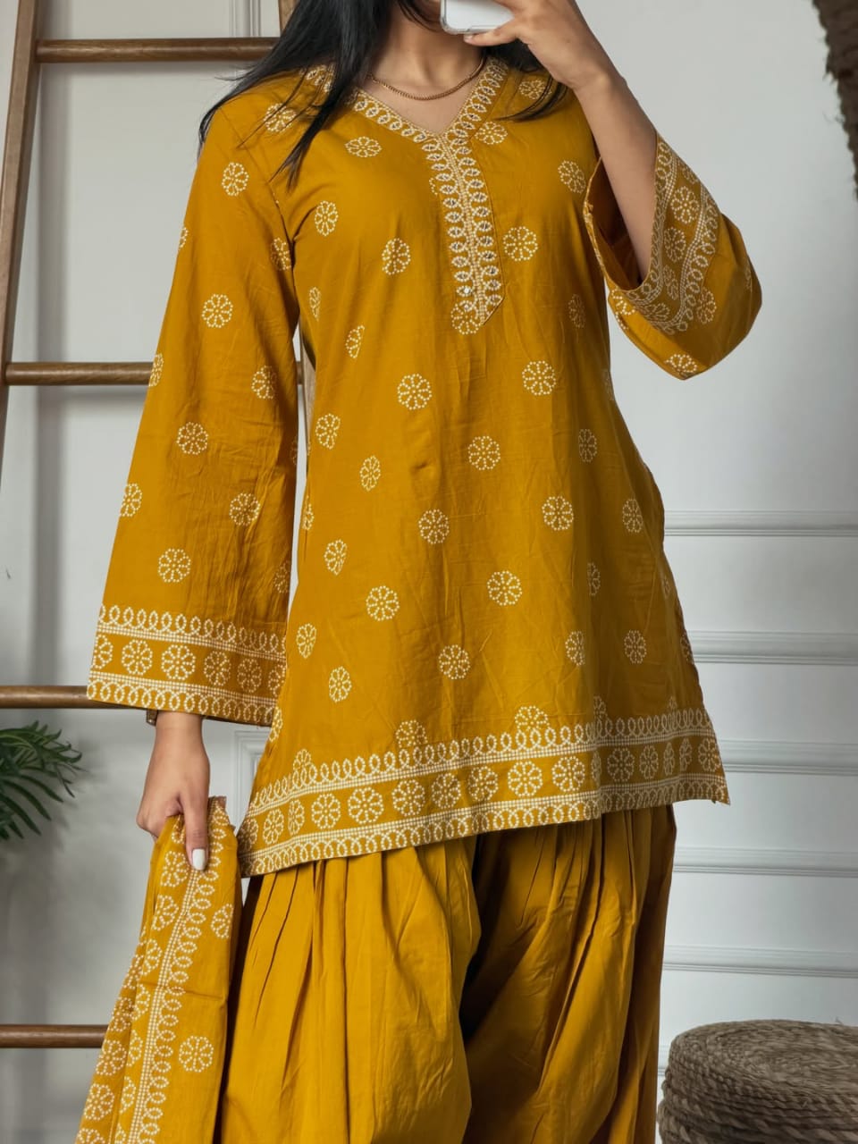 Yellow Nayra Farsi Salwar Suit Set